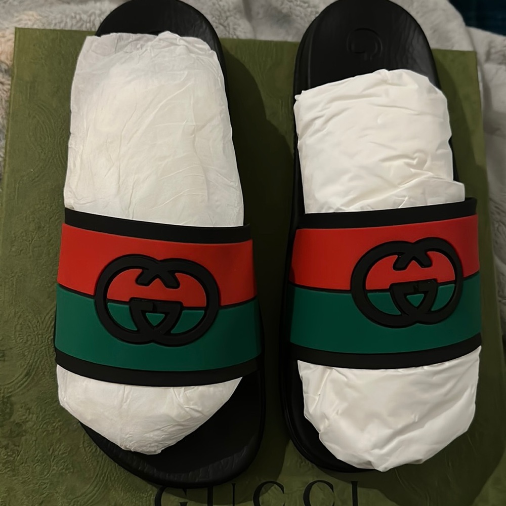 NIB Gucci slides